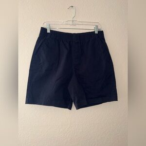 Lands' End Women's Black Mid Rise Shorts